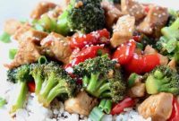 Sticky Teriyaki Chicken Stir Fry