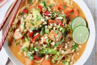 Creamy Plant-Based Massaman Noodle Bowl