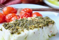 Pesto-Crusted Chilean Sea Bass