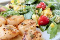 Grilled Scallops with Zesty Jalapeño-Lemon Butter