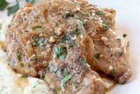 Slow Cooker French Onion Pork Chops