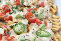 Loaded Waffle Nachos with Zesty Green Chili Cheese