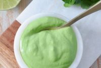 Bright Cilantro Lime Sauce