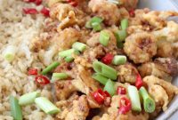 Spicy Tso Style Cauliflower Bites