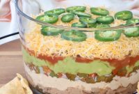 Sizzling Fajita Seven-Layer Dip
