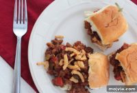 Crockpot Sloppy Joe Slider Bites