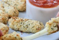 Crispy Air-Fried Mozzarella Sticks