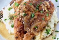 Rich Slow Cooker French Onion Chicken