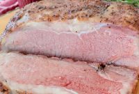Slow Smoked New York Strip Roast
