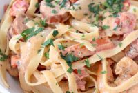 Spicy Cajun Shrimp and Sausage Pasta