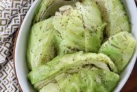 Tender Steamed Cabbage