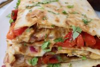 Golden Grilled Chicken Quesadillas