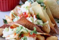 Asian Chicken Wonton Tacos