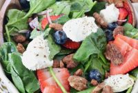 Vibrant Strawberry Spinach Salad