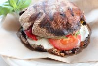 Grilled Portobello Caprese Stack
