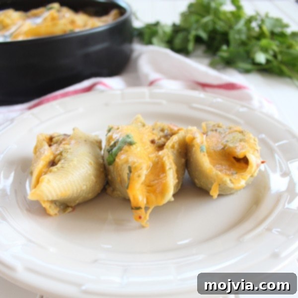 Cheesy Mexican Stuffed Shells