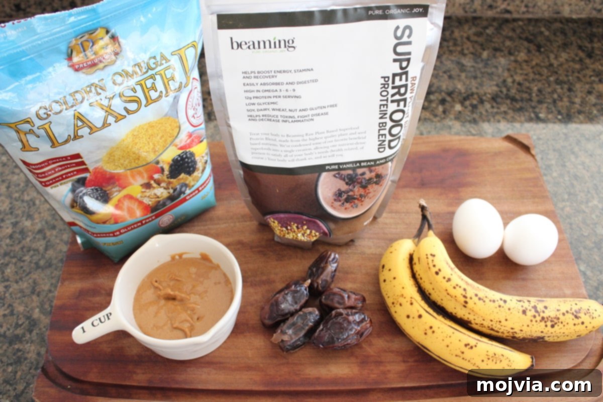 Energizing Banana-Date Protein Griddlecakes 3 Simple Ingredients for Protein Pancakes