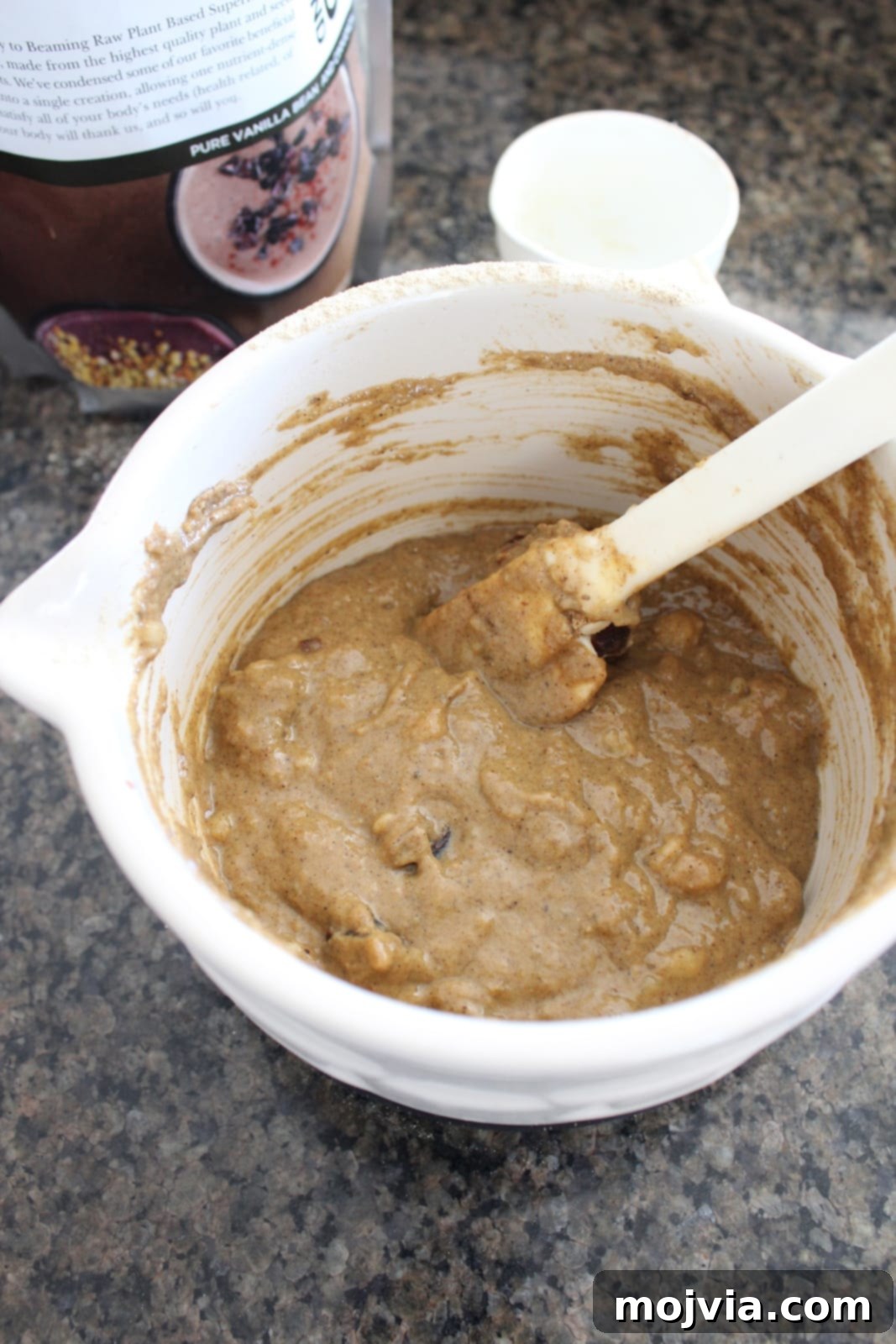 Energizing Banana-Date Protein Griddlecakes 5 Adding Chopped Dates to Pancake Batter