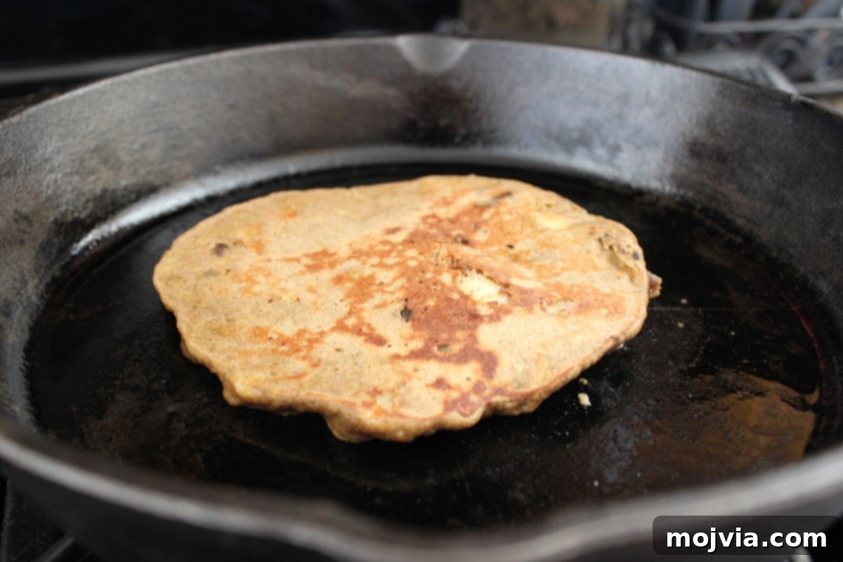 Energizing Banana-Date Protein Griddlecakes 7 Flipping Protein Pancakes