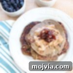 Protein Pancakes with Peanut Butter Syrup