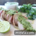 Zesty Bacon-Wrapped Pork Tenderloin 2 Chimichurri Pork Tenderloin