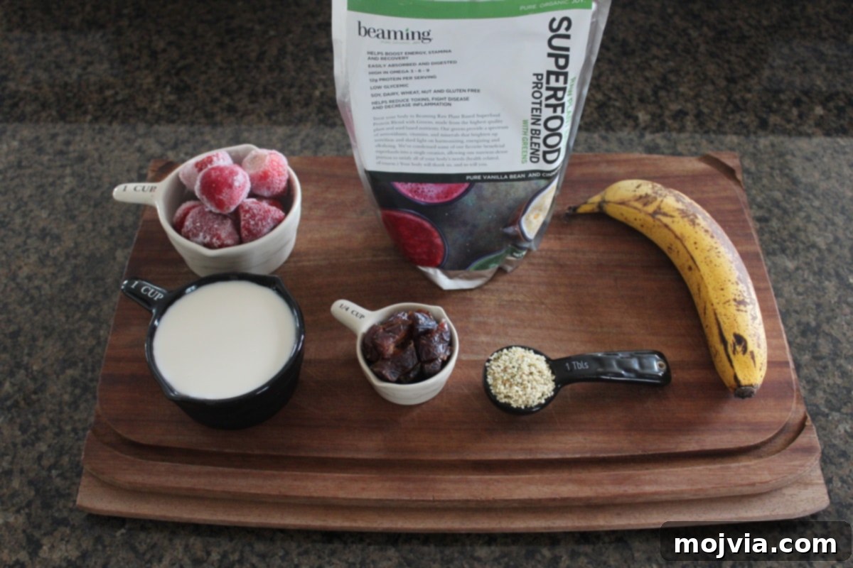 Berry Banana Power Up Smoothie 3 Energy Boosting Berry Banana Smoothie Ingredients