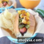 Grilled Pineapple Teriyaki Hot Dog Recipe