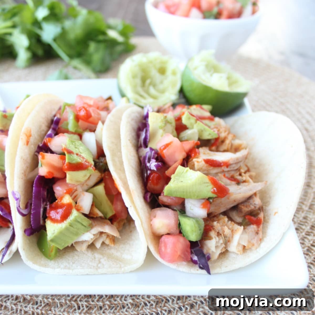 fish tacos on plate