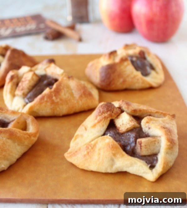 Creamy Apple Cinnamon Danish Delight 11 Baked Apple Cinnamon Cream Cheese Danish, golden and ready