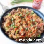 Sriracha Steak Fried Rice Recipe