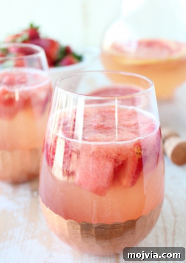 Bubbly Watermelon Grapefruit Sangria 3 Sparkling Grapefruit Watermelon Sangria Recipe