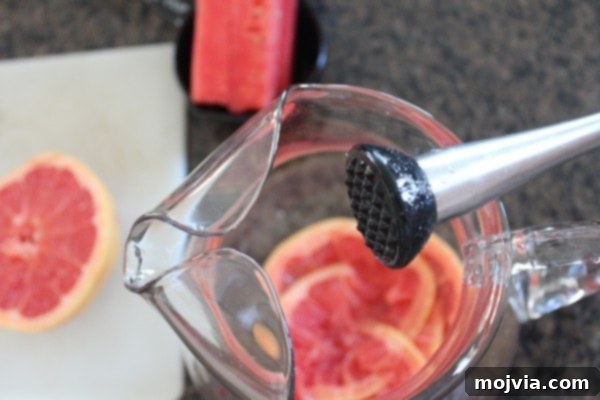 Bubbly Watermelon Grapefruit Sangria 6 Sparkling Grapefruit Watermelon Sangria Recipe