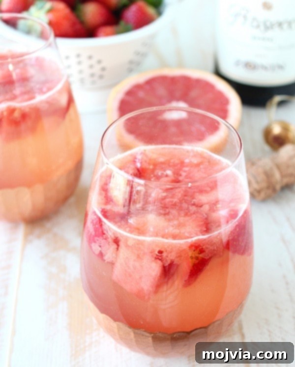 Bubbly Watermelon Grapefruit Sangria 9 Sparkling Grapefruit Watermelon Sangria Recipe