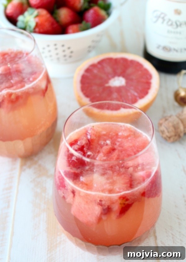 Bubbly Watermelon Grapefruit Sangria 10 Sparkling Grapefruit Watermelon Sangria Recipe
