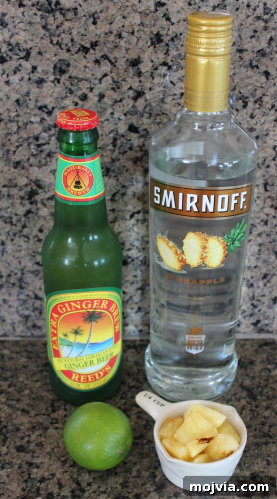 Ember-Kissed Pineapple Mule 3 Ingredients for Grilled Pineapple Moscow Mule