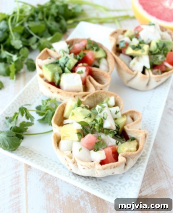 Fiesta Ceviche Bowls 4 A selection of fresh produce for ceviche, including tomatoes, onions, and jalapenos