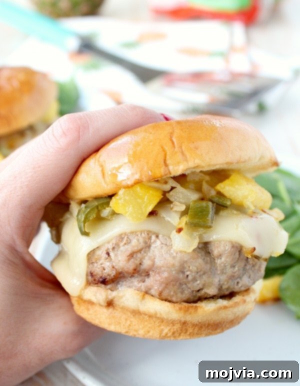 Luau Turkey Burgers 3 Ingredients for Hawaiian Turkey Burger Relish