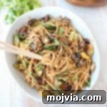 Grilled Vegetable Lo Mein Recipe