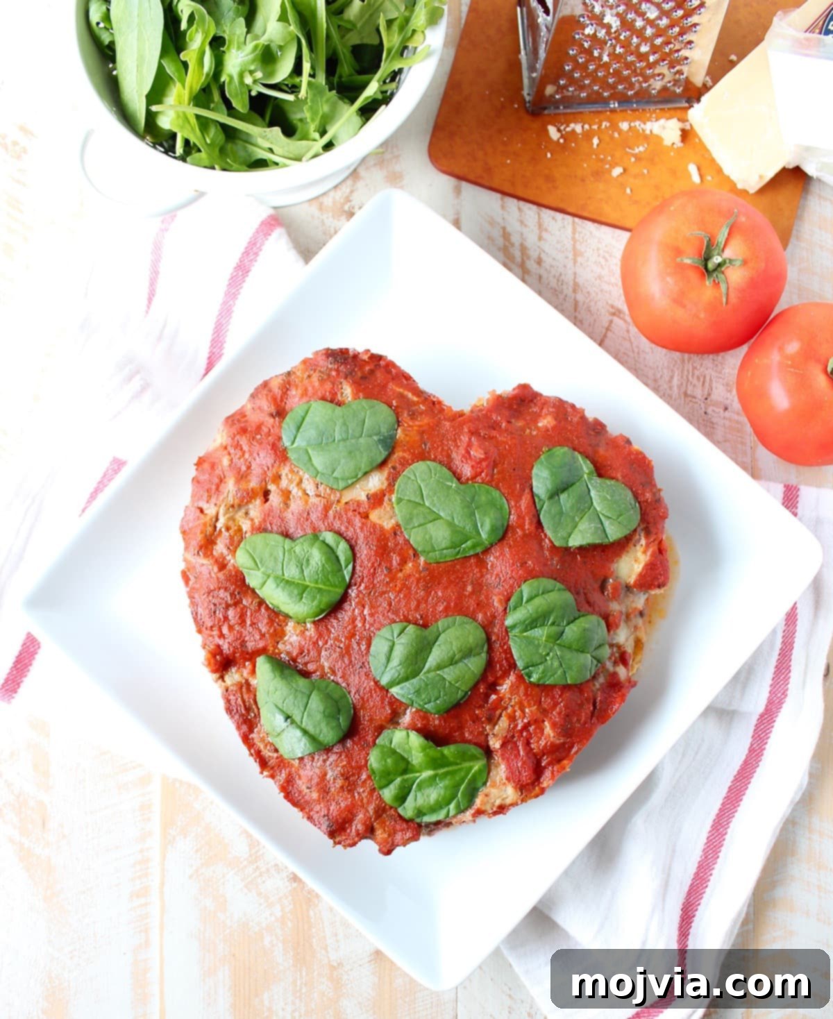 Love Loaf 2 This Italian Meatloaf recipe is easy to make & so delicious! It can be made into a heart shape for Valentine's Day, or made anytime of the year using a traditional meatloaf pan!