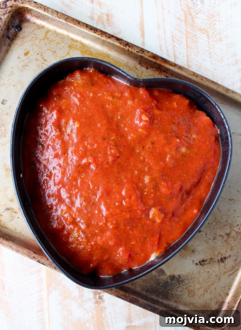 Love Loaf 6 This Italian Meatloaf recipe is easy to make & so delicious! It can be made into a heart shape for Valentine's Day, or made anytime of the year using a traditional meatloaf pan!