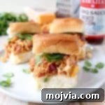 Delicious BBQ Chicken Salad Sliders