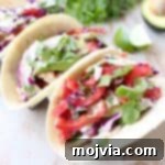 Blackened Mahi Mahi Fish Tacos with Cilantro Jalapeno Slaw