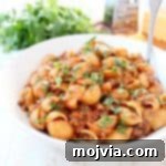 Enchilada Pasta Shells with Red Enchilada Sauce