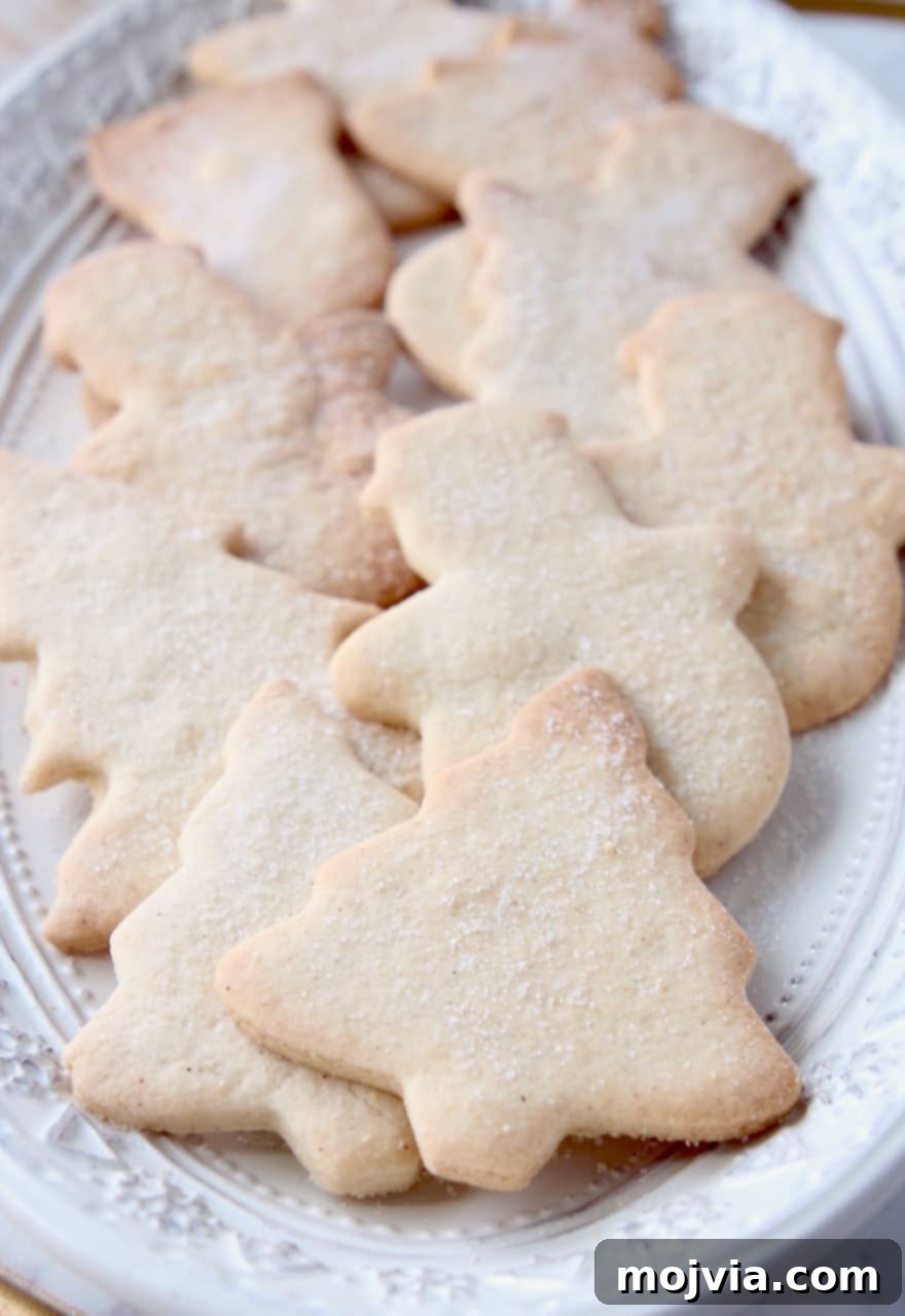 gluten free cut out sugar cookies on plate