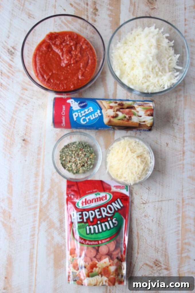 Crispy Pizza Bites 3 ingredients for pizza rolls