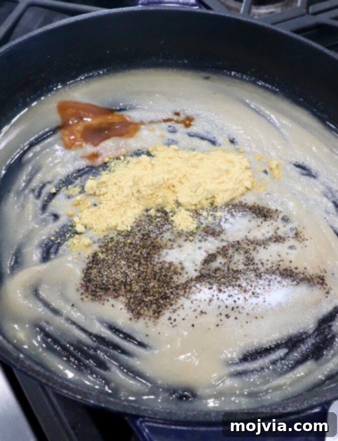 Velvet Smoke Mac 6 roux in pan with spices