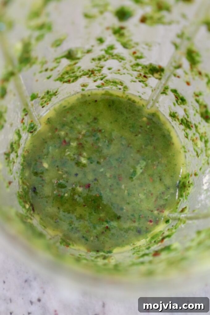 Sizzling Flank Steak Tacos 7 chimichurri sauce in blender