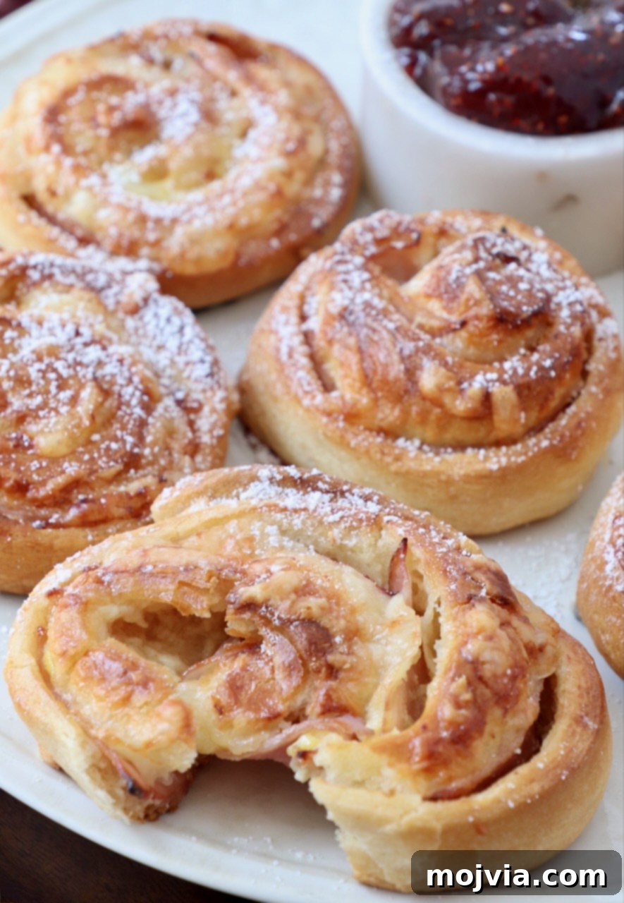 monte cristo rolls on plate