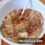southwest seasoning in bowl with spoon