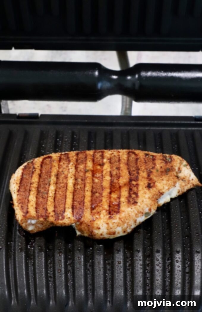 Vibrant Southwest Salad 8 grilled chicken breast on grill pan